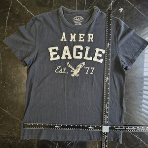American Eagle Navy Graphic T-Shirt
